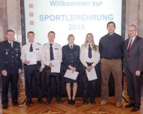 Hessische Polizei-Sportler geehrt