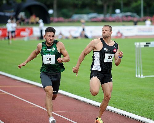 Wetzlar 2. Teil: Steven Müller läuft über 200 Meter zum Sieg - Altmeister Julian Reus gewinnt die 100 Meter - Michael Pohl auf dem vierten Platz