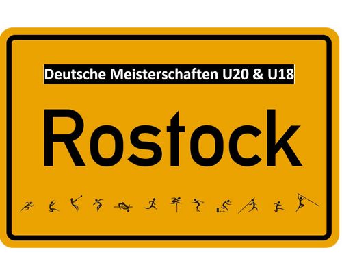 Jugend-DM U20/U18 am Wochenende in Rostock