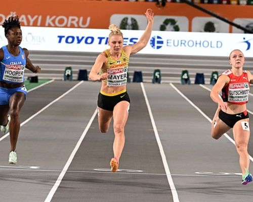 Lisa Meyer fehlen nur 0,03 Sekunden zum Einzug in 60-Meter-Finale am zweiten Tag der EM in Istanbul