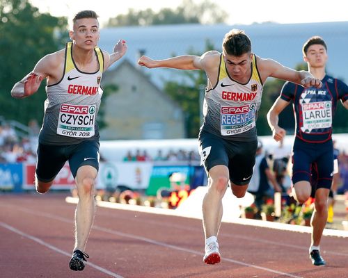 U18-EM: Silber für Regenfuß, Vogel Vierte, Volkmer Fünfte