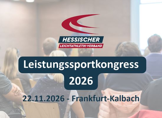 HLV-Leistungssportkongress 2026: Leistung beginnt mit Gesundheit
