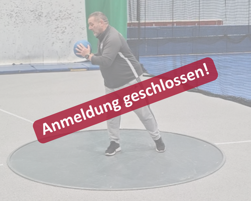 Offenes Training im Kugelstoßen und Diskuswurf für Vereine mit talentierten Athleten:innen
