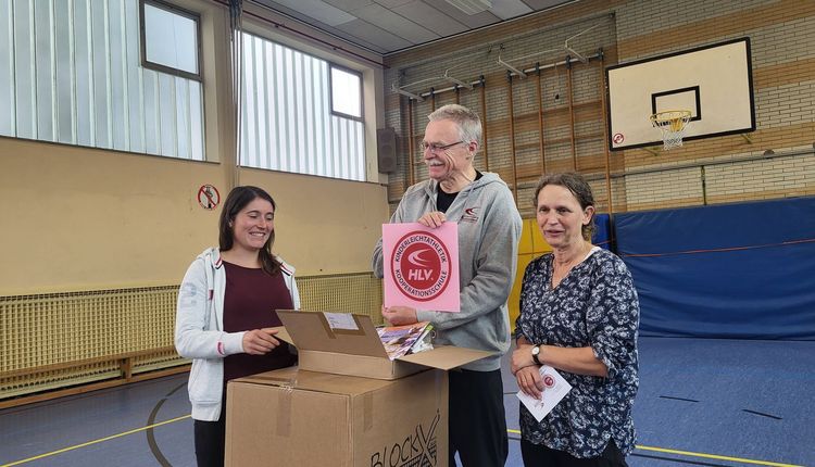 Start unserer Leichtathletik-AG als Hessische Leichtathletik-Kooperationsschule 