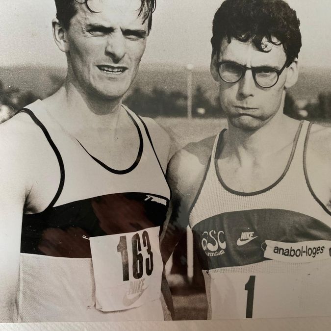 Kurt Stenzel (rechts) mit Thomas Burghardt