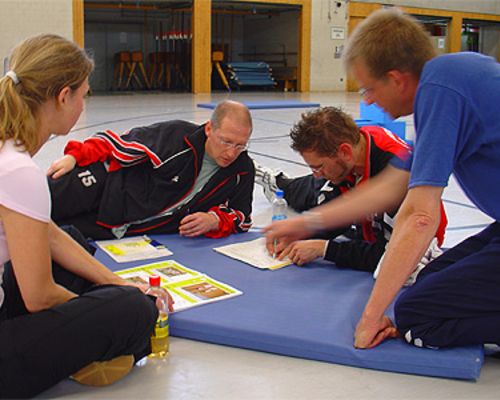 Ausbildung zum „Trainerassistent Kinderleichtathletik“ am 20./21. Mai 2005 in der Carl-von-Weinberg-Schule in Frankfurt