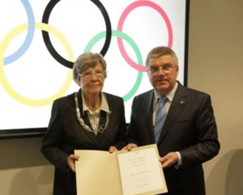 Olympischer Orden für Ilse Bechthold