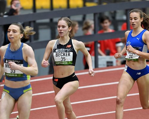  Jana Becker verbessert eigene deutsche Jahresbestzeit über 800 Meter 