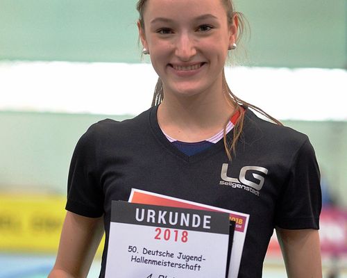 Antonia Dellert läuft U18-EM-Norm