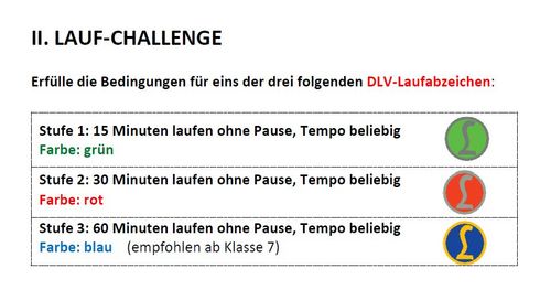 HLV Lauf-Challenge für Kids