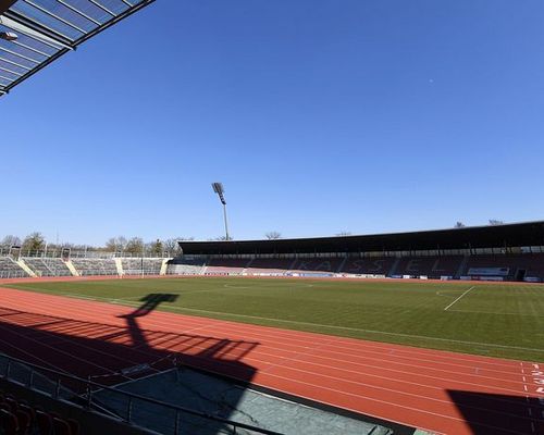 Das Auestadion in Kassel im Wandel der Zeit