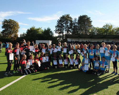 Hessenfinale „Kinderleichtathletik-Teamwettbewerb U12“- über 150 Kinder trotzen dem Regen erfolgreich