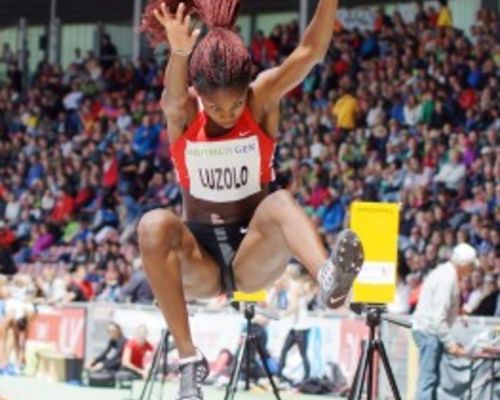 6,61 Meter - Maryse Luzolo springt Bestleistung