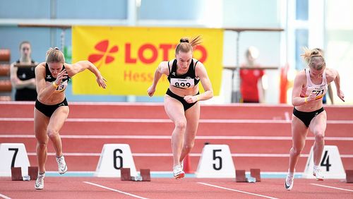 Hessischer Dreifach-Triumph bei den süddeutschen Hallen-Meisterschaften über 800 Meter - weitere SDM-Titel durch Gianina Gartmann (60 m) und Sophie Ullrich (Weitsprung)
