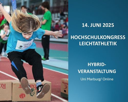 Hochschulkongress Leichtathletik am 14. Juni 2025 in Marburg