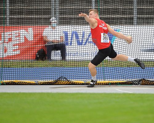 Karges-Knaller! Marius hat den Dreh raus. Zweimal deutscher U20-Rekord bei den Werfertagen in Halle/Saale