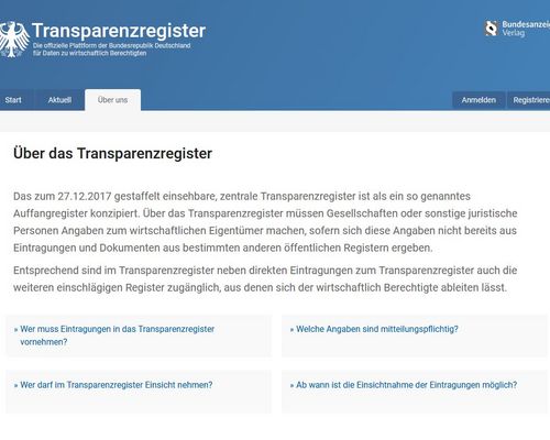 Weitere Entlastungen für Vereine beim Transparenzregister