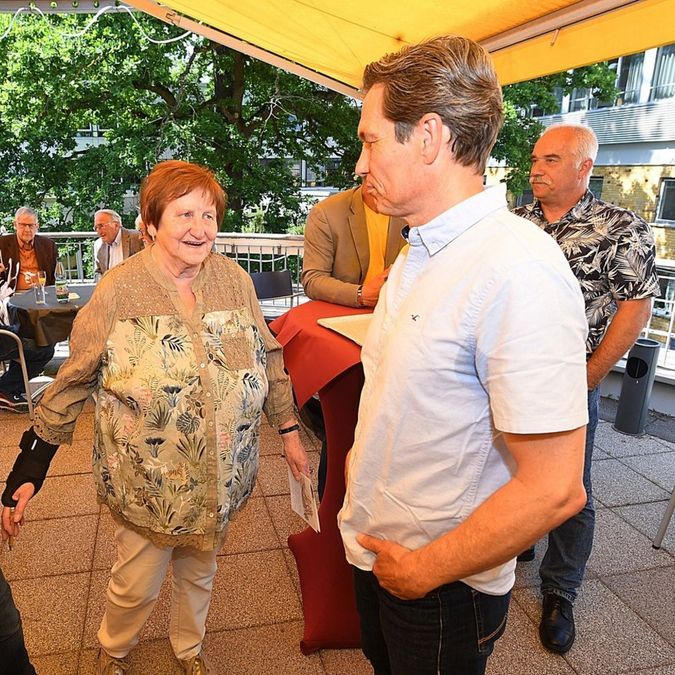 Margret Lehnert mit HLV-Präsident Klaus Schuder