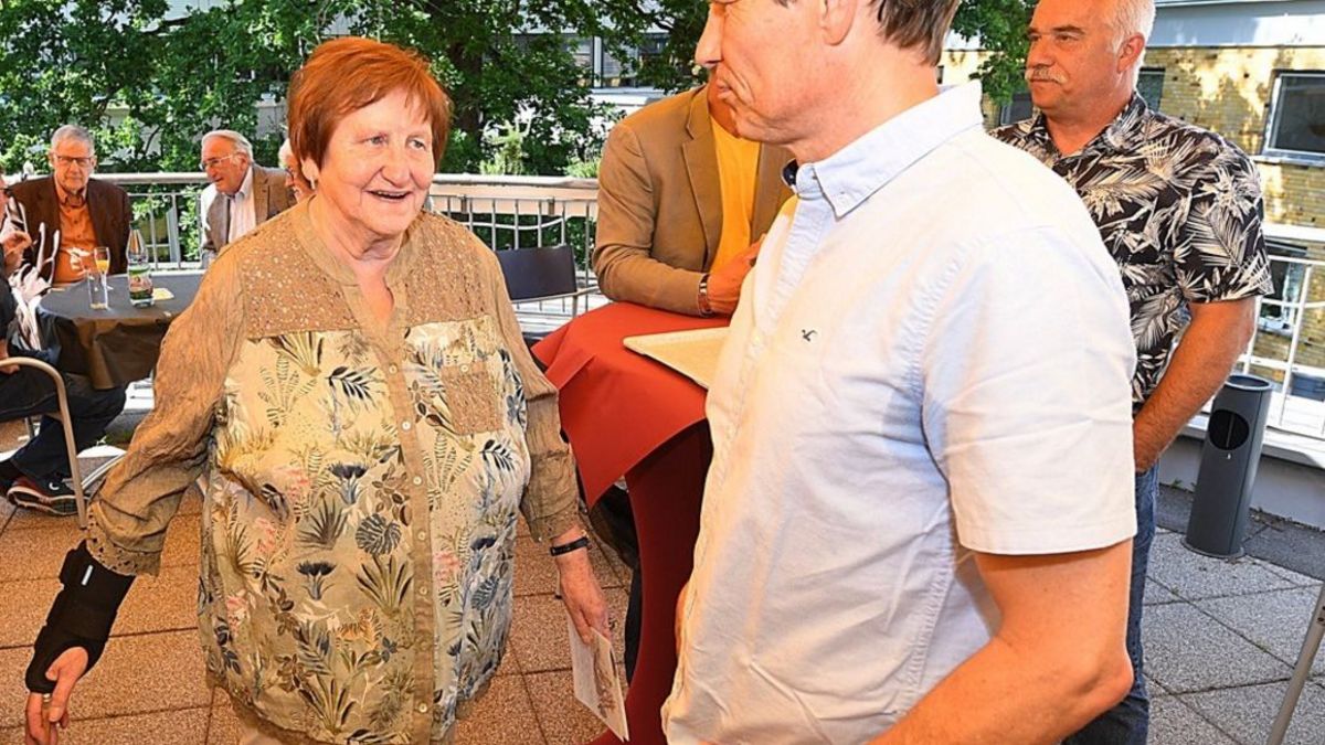 Margret Lehnert mit HLV-Präsident Klaus Schuder