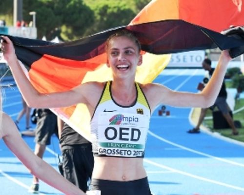 Lisa Oed vom SSC Hanau-Rodenbach gewinnt U20-EM über 3.000 Meter Hindernis