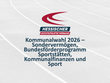Neue Fördermöglichkeiten für Sportstätten trotz angespannter Kommunalfinanzen