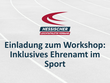Einladung zum Workshop: Inklusives Ehrenamt im Sport