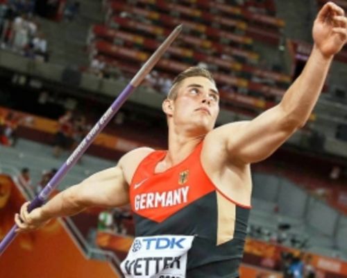 Olympiavierter Johannes Vetter wirft am 25. Mai in Pfungstadt