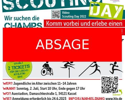 Scouting Day am 02.07.2023 in Kassel - Absage