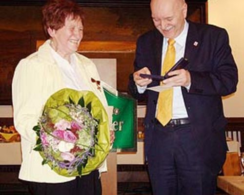 Bundesverdienstkreuz für Margret Lehnert