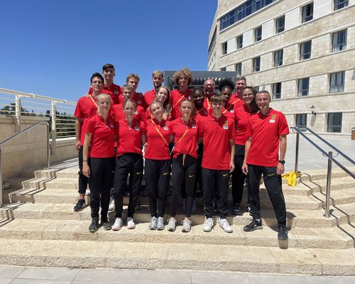 Team Hessen bei der U20 EM in Jerusalem 