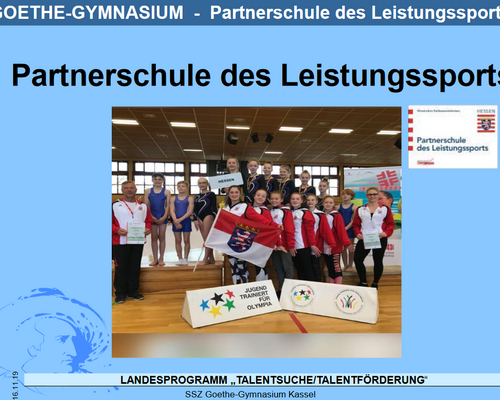Sportklassen-Schnuppertag am Goethe-Gymnasium in Kassel