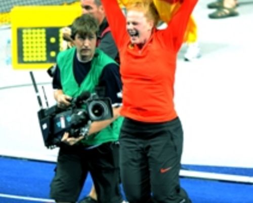 Europameisterin Betty Heidler:  <br>„Ich bin jetzt die Gejagte!“
