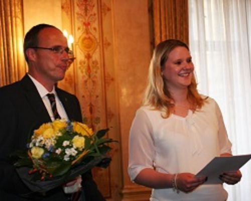 Verleihung Dr. Horst-Schmidt-Jugendsport-Stipendium an Viktoria Lang