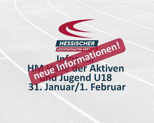 UPDATE: Infos zur HHM Aktive/Jugend U18