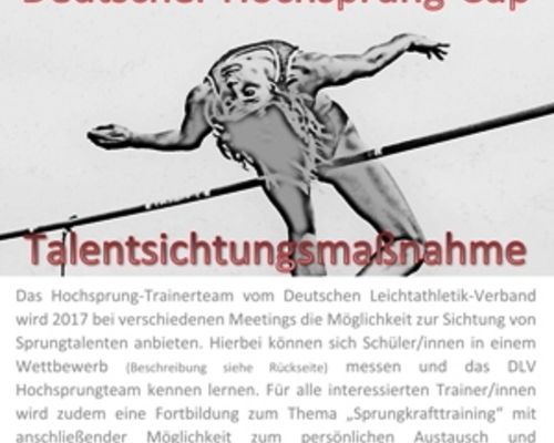 Hochsprung-Talentsichtung in Hattersheim