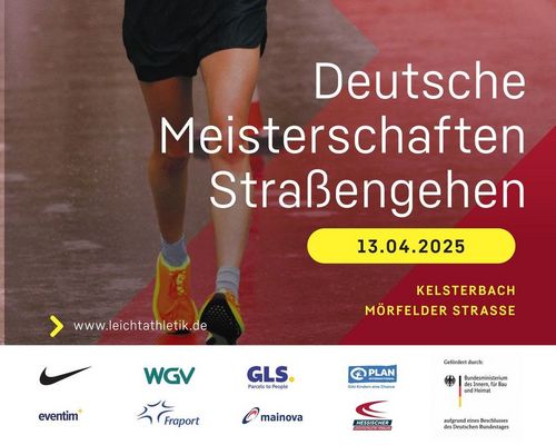 Volunteers gesucht: DM Straßengehen in Kelsterbach
