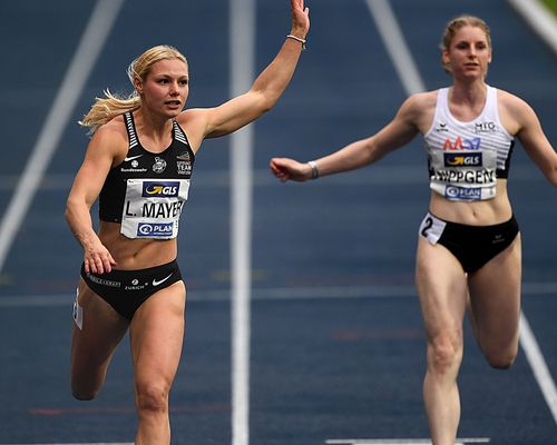 Neue Weltjahresbestzeit der Frauen über 4x100 Meter zu 50% in hessischer Hand - Lisa Mayer und Rebekka Haase gehörten bei der "Gala" in Regensburg zum schnellen DLV-Team