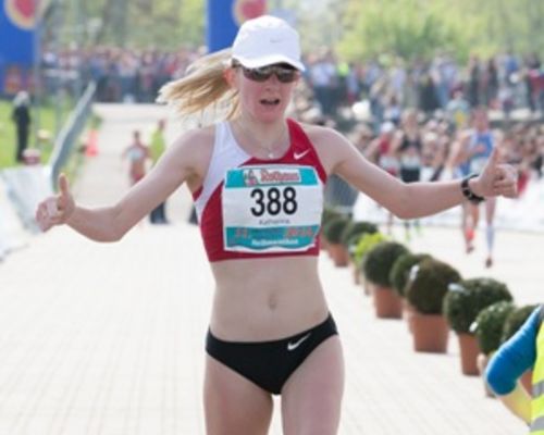 Katharina Heinig Zweite der Halbmarathon-DM