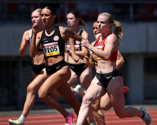 Spannende Weitsprung- und Sprint-Entscheidungen prägten die HM bei den Frauen