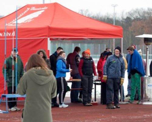 Weite Würfe bei klirrender Kälte