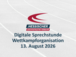 Digitale Sprechstunde zur Wettkampforganisation