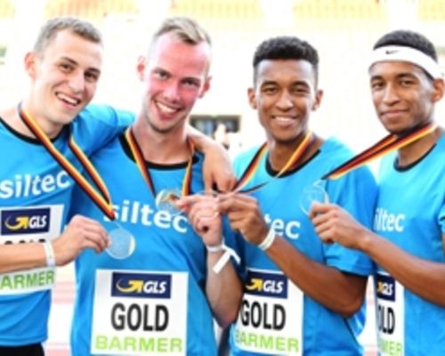 Vier Männer, drei Vereine, ein Titel über 4x400 Meter