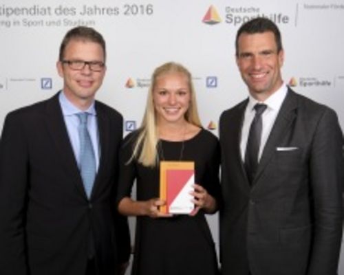 Lisa Mayer ist "Sport-Stipendiat des Jahres" 2016