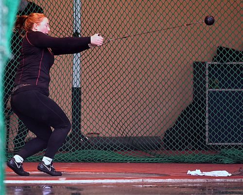 Eintracht- Hammerwerferin Samantha Borutta geht am Wochenende  beim Werfer-Europacup in Leiria (POR) auf Weitenjagd