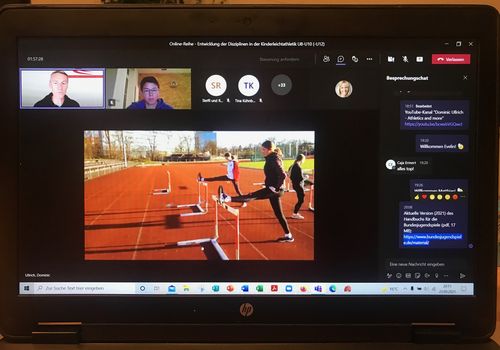 Online-Fortbildungsreihe in der Kinderleichtathletik mit mehr als 40 Teilnehmenden ein voller Erfolg