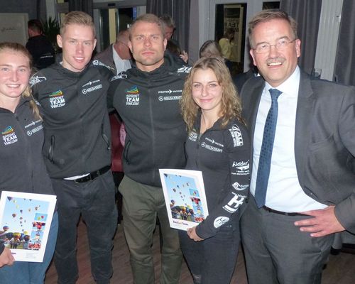 Stadt Wetzlar ehrt Leichtathletik-Quartett