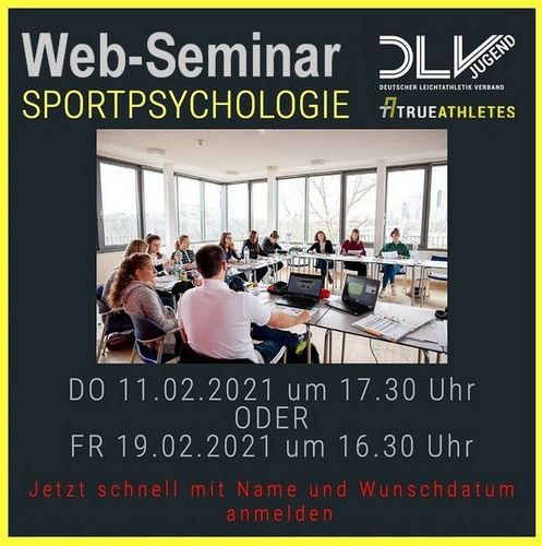 Deutsche Leichtathletik-Jugend bietet Online-Seminare zum Thema Achtsamkeit an