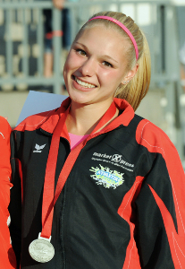 U23-DM, Tag 1: Lisa Mayer läuft dreimal Hessenrekord und wird Zweite über 100 Meter