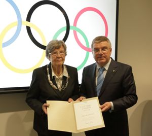Olympischer Orden für Ilse Bechthold