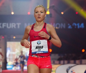Angekommen: Marathonläuferin Nina Stöcker und ihr erstes Jahr in Frankfurt